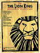 The Lion King piano sheet music cover
